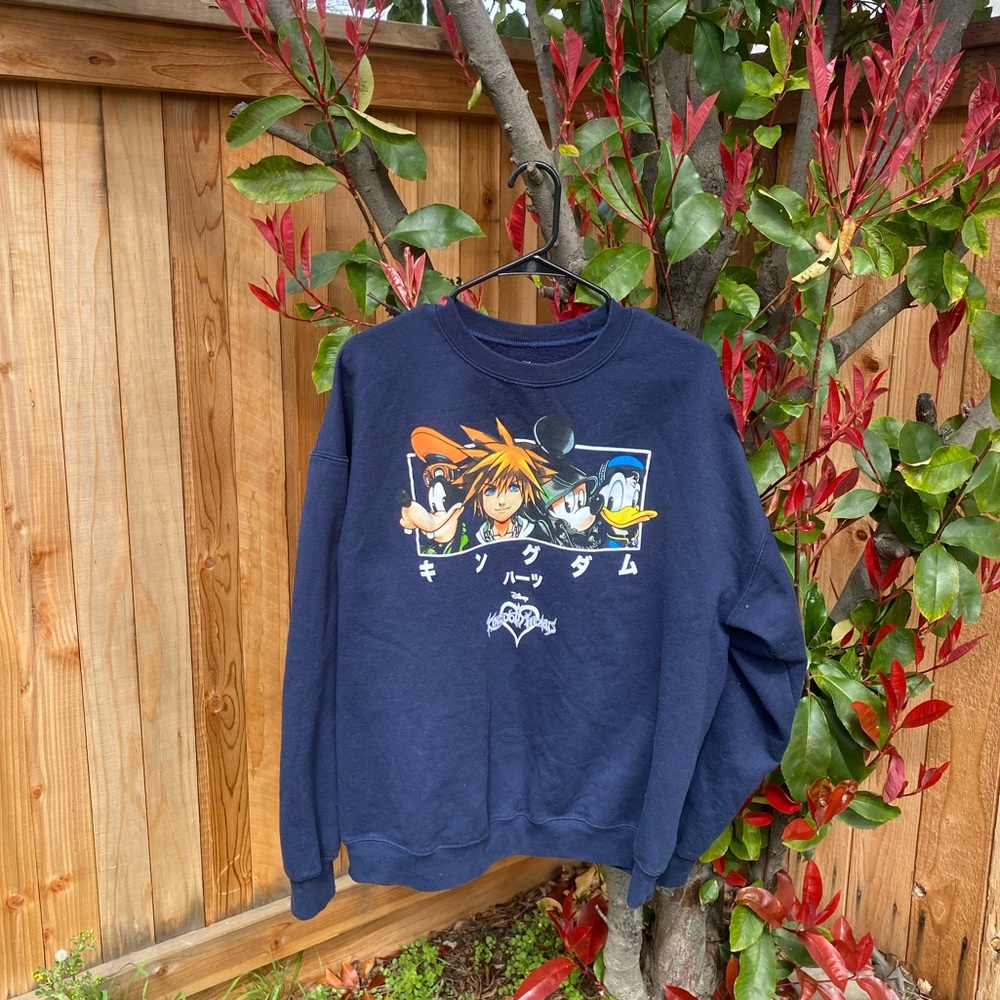 Disney kingdom hearts sweat shirt